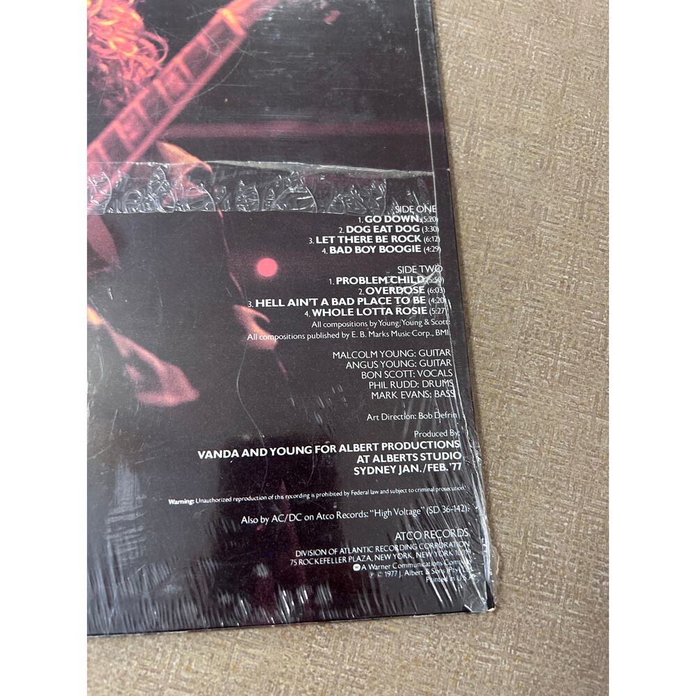 AC/DC Let there be rock 1977 Sealed record - Picture 6 of 6